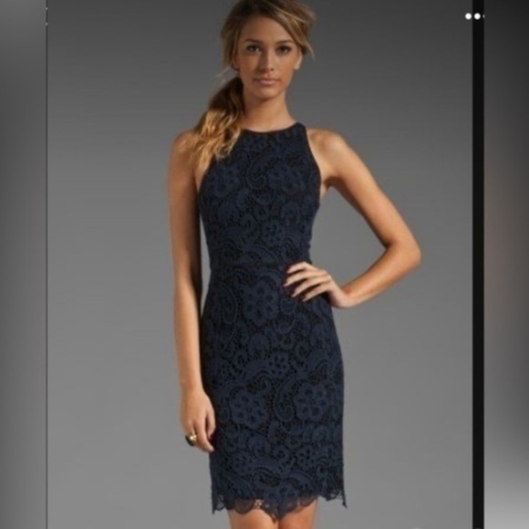 Rebecca Taylor Women's Blue Dress size 4 - Picture 1 of 9